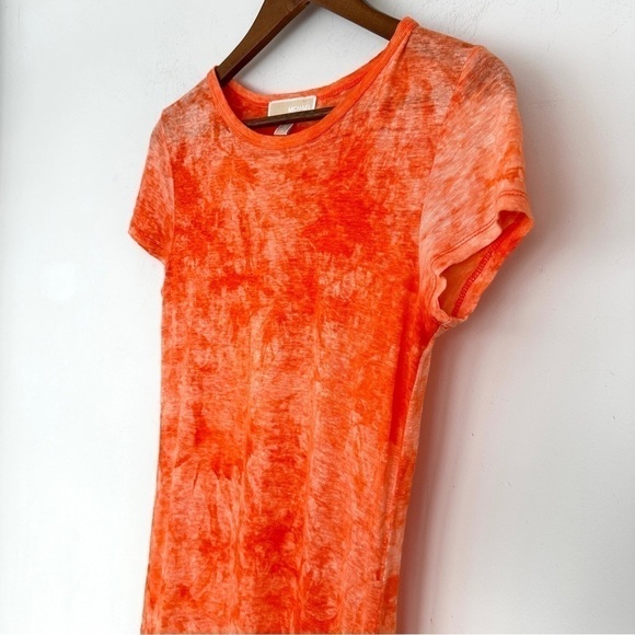 Michael Kors Orange Tie-Dye Women's Dress - Picture 2 of 13